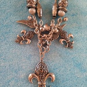 Fleur de lis necklace